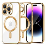Husa Tech-protect Magshine MagSafe iPhone 15 Pro Max Max Gold Case