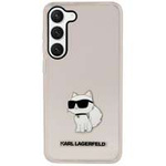 Husacase Karl Lagerfeld Klhcs23shnchtcp S23 S911 roz / roz Hard Ikonik Choupette Case