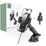Tech-Protect Cm15w-v1 Tabloul de bord și suportul de aerisire pentru mașină Încărcător wireless 15w negru