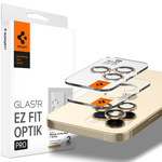 Spigen iPhone Protector de cameră Optik.tr "ez Fit" Protector de cameră 2-pack 14 Pro / 14 Pro Max Gold