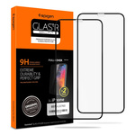 Sticlă călită SPIGEN iPhone  11 Pro X / Xs Glass Fc 2-pack negru