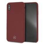 MERCEDES Case Apple iPhone Xs Max Silicone Line Red Hardcase