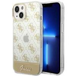 Husa Apple iPhone GUESS 14 Plus 4G Model Script Gold Hardcase