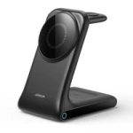 Încărcător fără fir Joyroom JR-W15 Stație de încărcare 3 în 1 cu MagSafe - Negru