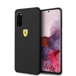 FERRARI Case Samsung Galaxy S20 Black Silicone Case