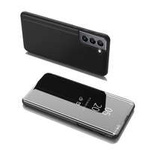 Clear View Case husă husa cu flip cover Samsung Galaxy S22+ (S22 Plus) negru