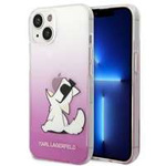 Husa Apple iPhone KARL LAGERFELD 14 Plus Choupette Fun Pink Hardcase
