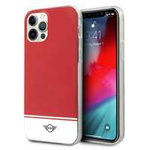 Mini MIHCP12LPCUBIRE iPhone 12 Pro Max 6.7" roșu/roșu tare case Colecția Stripe