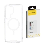 Husă Wozinsky Clear Corner Case MagSafe pentru Samsung Galaxy S25 - Transparentă