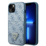 Husa Apple iPhone GUESS 13 Mini 4G Mini 4G Triangle Logo Cardslot Blue Hardcase