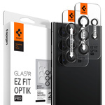 Spigen Protector de cameră Optik.tr "ez Fit" Protector de cameră 2-pack Galaxy S23 Ultra Black