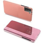 Clear View Case husă husa cu flip cover Samsung Galaxy S21+ 5G (S21 Plus 5G) roz