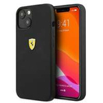 Ferrari FESSIHCP13MBK iPhone 13 6.1" negru/negru greucase silicon