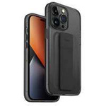 husa iPhone UNIQ Heldro Mount 14 Pro 6.1" gri/fum de vapori