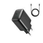 Joyroom JR-TCF23 încărcător de rețea USB-C 25W SFC / PPS / PD - negru + cablu USB-C / USB-C 1m