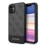 Husa GUESS Apple iPhone 11 4G Stripe Collection Grey Case