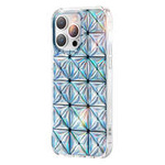 Husa Husa iPhone Kingxbar Miya seria Miya 14 Plus Capacul de caz din spate acoperă culoarea laserului Capacul din spate Case