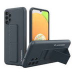 Husa Kickstand Case flexibilă din silicon pentru suport Samsung Galaxy A13 5G Bleumarin