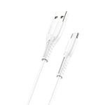 Cablu USAMS USAMS MicroUSB 2A Fast Charge 1m alb