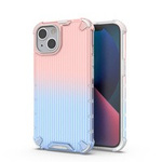 Husa Case husa iPhone Ombre Protejați la 13 acoperire blindată roz și albastru Case