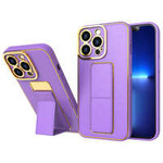 Case husa iPhone Nou Kickstand pentru 13 Pro Max cu stand violet