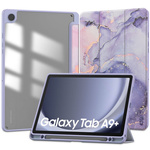 Husa Tech-protect Sc Pen Hybrid Samsung Galaxy Tab A9+ Plus 11.0 X210 / X215 / X216 Violet Marble Case