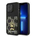 Husa Apple iPhone KARL LAGERFELD 13 13 Pro Karlimals Cardslot Black Hardcase