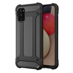 Hybrid Armor hărțuit hibrid husa husă Samsung Galaxy A03s negru