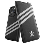 Adidas OR Booklet Case PU iPhone 14 Pro negru negru alb / alb negru alb 50196