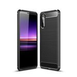 Husa TECH-PROTECT TECH-PROTECT Tpucarbon Sony Xperia 10 II Black Case