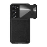 Husa Nillkin CamShield din piele pentru Samsung Galaxy S23+/S23 Plus (negru)