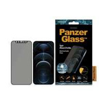 PanzerGlass E2E E2E Super+ iPhone 12 Pro Max Case Friendly AntiBacterial Microfracture Privacy negru/negru