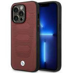 Husa iPhone BMW BMHMP14L22RPSR 14 Pro 6.1" burgundy/burgundy Scaune din piele cu model BMW BMHMP14L22RPSR 14 Pro 6.1" burgundy/burgundy MagSafe