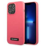 Husa KARL LAGERFELD Apple iPhone  13 Pro Max Placă de silicon roz fucsia tarecase