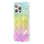 Husa Husa iPhone Kingxbar Miya Series 14 Pro Case Cover Rear Rainbow Backshells Case