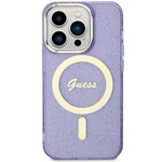 Husa Guess GUHMN61HCMCGU iPhone 11 / Xr 6.1" violet/violet tarecase Glitter Aur MagSafe Case