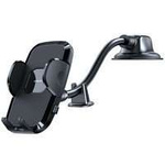 Joyroom automotive suport pentru telefon cu braț flexibil pentru parbrizul tabloului de bord negru (JR-ZS259)