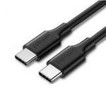 Cablu USB-C PD UGREEN Power Delivery 60W 1m (negru)
