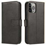 Husa Mag Case husa net pentru Vivo Y35 / Vivo Y35 / Vivo Y22 / Vivo Y22s flip cover portofel stand negru Case