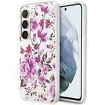 Husacase Guess Guhcs23shcfwst S23 S911 alb/alb Colecția Hard Flower Case
