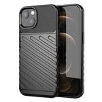 Thunder Case flexibil armat husa acoperire iPhone 13 mini negru