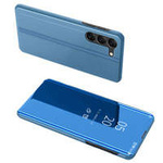 Husa Case Husa Clear View pentru Samsung Galaxy S23 Flap Cover albastru Case