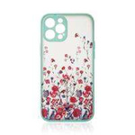 Case husa iPhone Design pentru 12 Pro Max capac floral albastru deschis