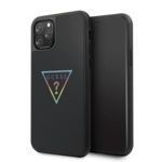 Husa Guess GUHCN58TRMLBK iPhone 11 Pro negru/negru carcasă rigidă Triangle Glitter Case guessip11pro