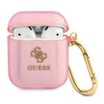 Case Guess GUA2UCG4GP AirPods cover pink / pink Glitter Collection