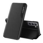 Eco Leather View Case husă elegantă husa cu clapetă și funcție stand Samsung Galaxy S22+ (S22 Plus) negru