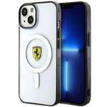 Husa iPhonecase MagSafe Ferrari FEHMP14MURKT 14 Plus 6.7" clar/transparent hard Outline Case