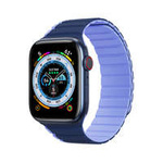Magnetic strap Apple Watch Ultra, SE, 8, 7, 7, 6, 5, 4, 3, 2, 1 (49, 45, 44, 42 mm) Curea Dux Ducis (versiune LD) - albastru