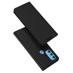 Husa cu clapă Motorola Moto G71 5G neagră