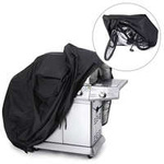 Capac de grătar rezistent la apă, capac pentru biciclete, capac pentru motociclete, capac pentru mobilier de grădină XL negru